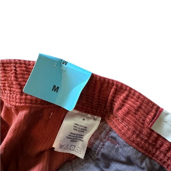 Union Bay Men's Archie Red Clay Corduroy Pull On Shorts Drawstring M NWT - Picture 4 of 8
